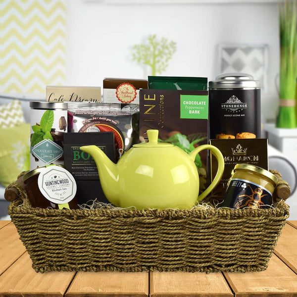 Tea Lover's Basket as Gift Baskets For Mother's Day[product]