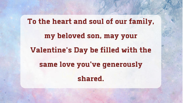 Meaningful Quotes For Son On Valentine’s Day