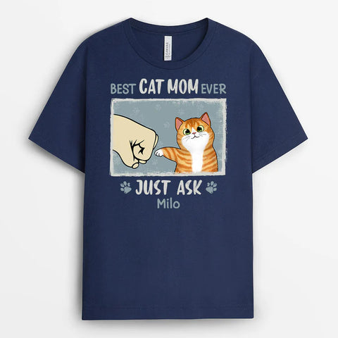 Unique Cat Mom T-shirt as Gifts For Wife On Mothers Day[product]
