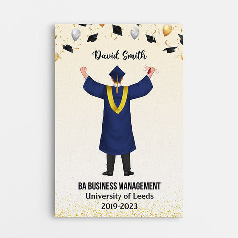 Congrats Graduates Canvas As High School Graduation Money Gift[product]