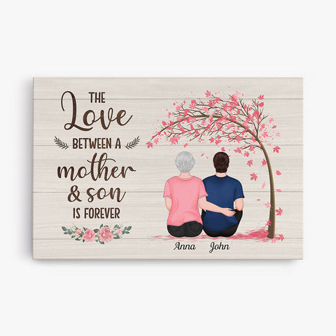 Mother's Day Canvas with the Forever Love Between A Mother And Kids Canvas