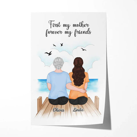 Mothers Day Poster Template To Cherish Special Bond Between Mom And Daughter[product]