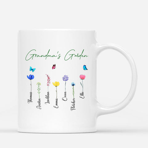 Personalized Grandma Garden Mugs - Presents For Gardeners[product]