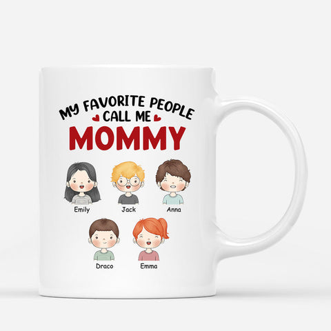 My Favorite Kids Call Me Lovely Mommy Mug As Mother's Day Gifts From Kindergarteners[product]