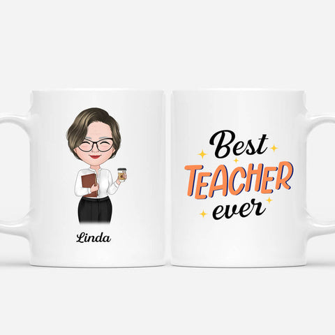 Personalized Greatest Teacher Ever Mugs - Funny Retirement Presents[product]