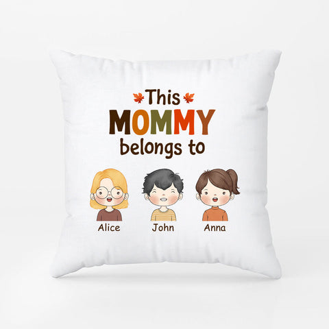 Personalized Pillow With Kids With Autumn Theme[product]