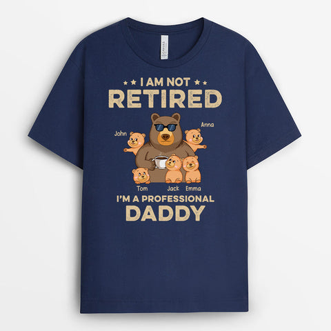 Professional Daddy Bear Shirt - cool gifts for retired dad[product]