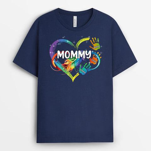 Grandma Heart With Kids Hands T-Shirt - Mothers Day Poems Grandma