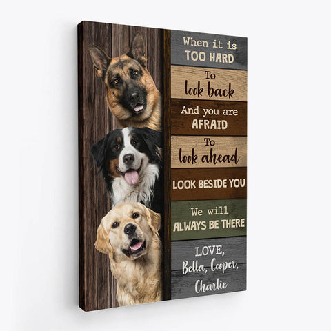 I'll Always Be There Canvas - Best Dog Mom Gifts