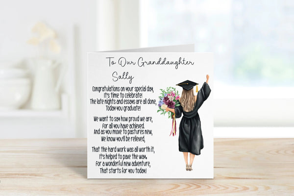 Sweet Graduation Sayings To Granddaughter