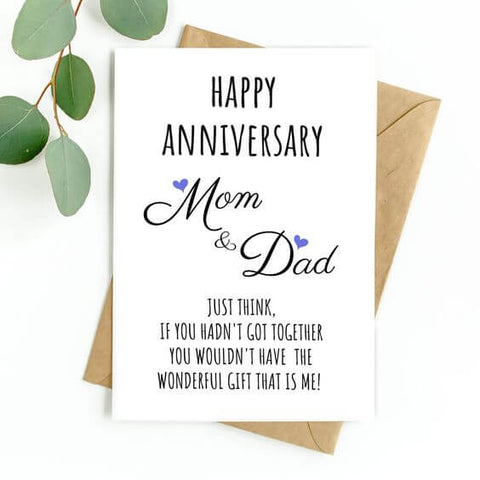 What To Write in Anniversary Card For Parents