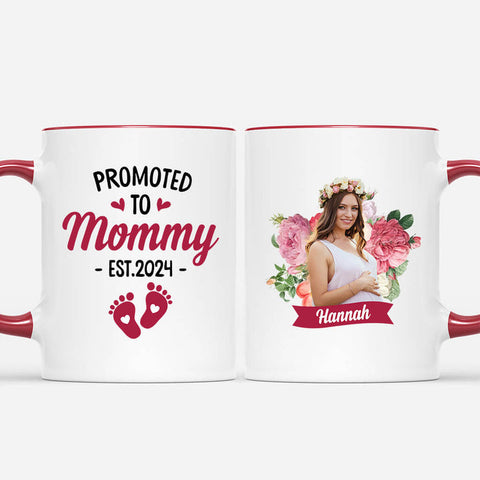 mothers day gift for friends coffee mugs with pictures and floral background[product]