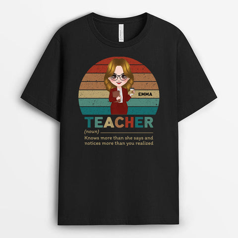 Personalized vintage background shirts for teacher appreciation day gifts[product]
