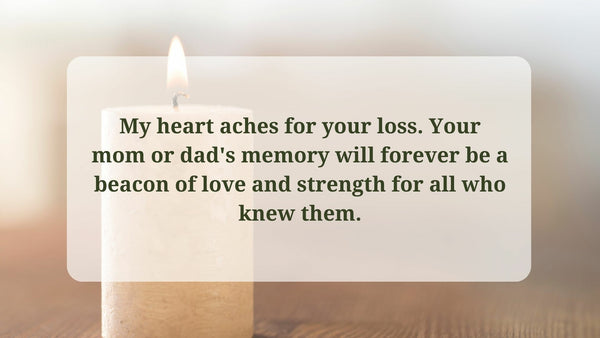 What To Say When Someone’s Mom or Dad Dies