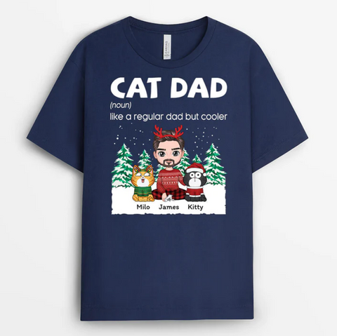 Christmas Shirts for Cat Dad