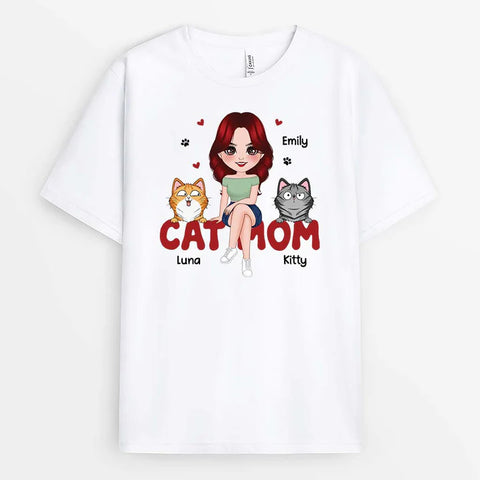 Cat Mom T-shirt as Birthday Present For Daughter Turning 16