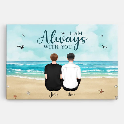 Always With You Canvas - Losing A Brother Quote