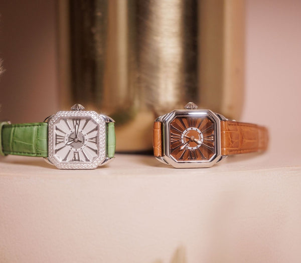 Diamond-Encrusted World Time Watch-trip gifts for couples