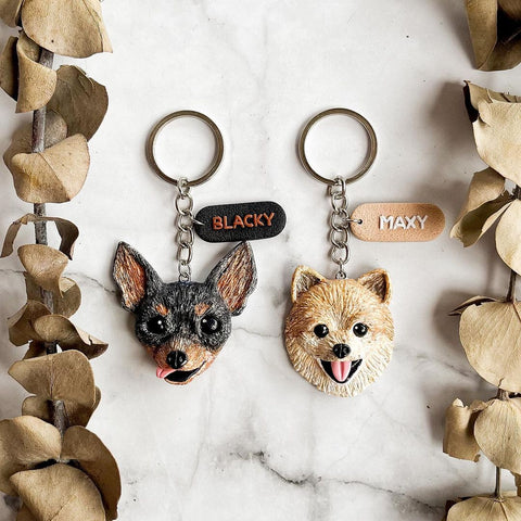 Pet Photo Keychain - Dog Gifts for Mom