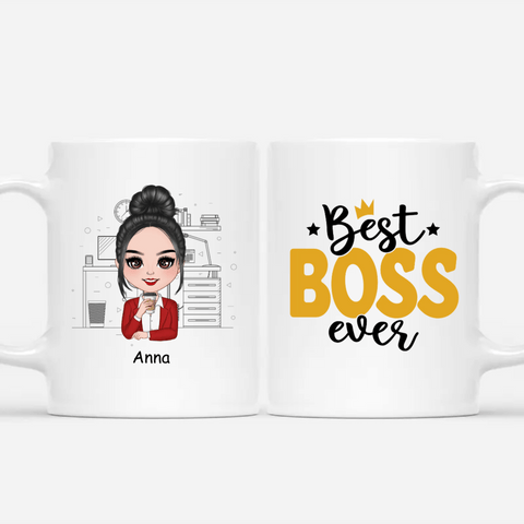 Best Boss Mug - Happy Birthday Message To Boss