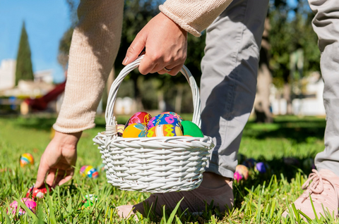 Innovative Egg Hiding - Adults Easter Egg Hunt Ideas