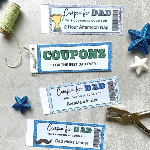 Coupon Book For Dad's Gift