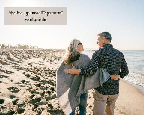 Funny Quotes about Retirement - Couple on Vacation