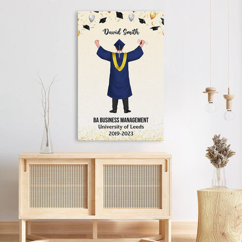 Personalized Graduation Canvas Print