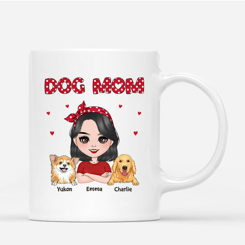 Custom Dog Mom Mug As Gifts For Mothers On Mother's Day[product]