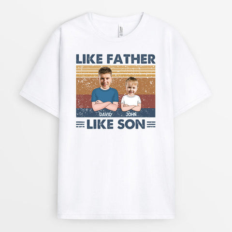 graduation gift for grandson Like Father Like Son Shirts[product]