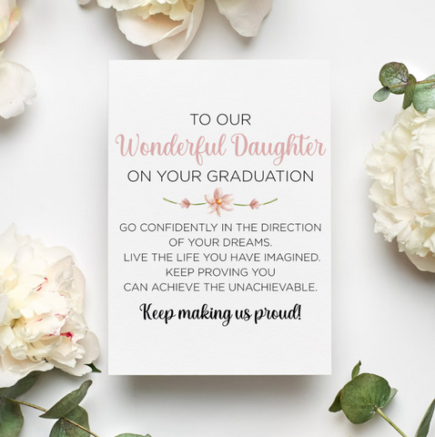 Daughter Graduation Quotes