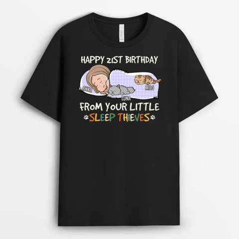 Happy 21th Birthday T-Shirt As 21st Birthday Shirt[product]