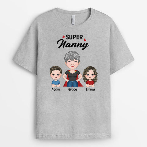 Super Mama T-shirt 80th Birthday Card