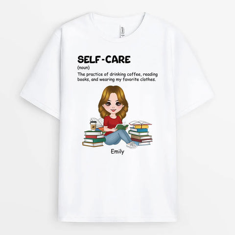 Self-care Girl Sitting T-shirt as Ideas For Daughter's 16th Birthday