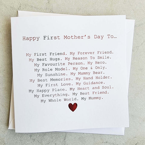 My First Mother's Day Quotes