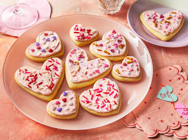 Homemade Heart-shaped Cookies For Kids