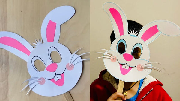 Easter Bunny Masks - Kids Crafts for Easter