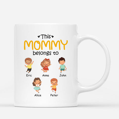 Custom This Mom Belongs To Mug As Mothers Day Gift For Mom To Be[product]