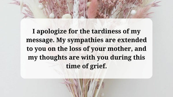 Sympathy Messages For Loss Of Mother