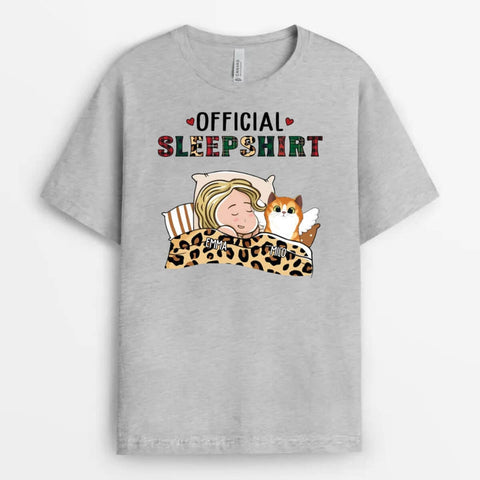 Custom Official Sleepshirt T-shirt As Mother's Day Gift For Mom Who Has Everything