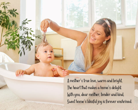 Happy Mother's Day Poem - Mom Get Baby to Bath