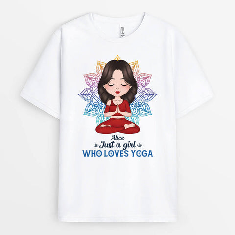 Unique Yoga Woman T-shirt As Mothers Day Gift For Boyfriends Mom