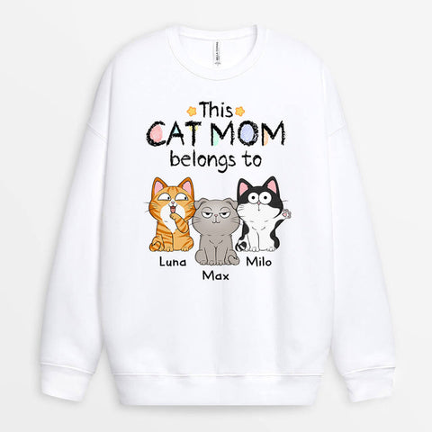 Personalized sleep shirt for friend mothers day gift with pets[product]