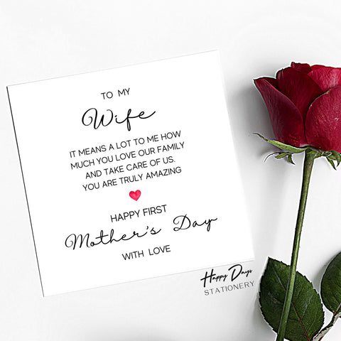 Mothers day ideas for wife - Quotes