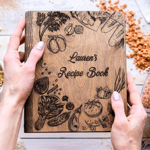 Personalized Recipe Book - sister mothers day gifts