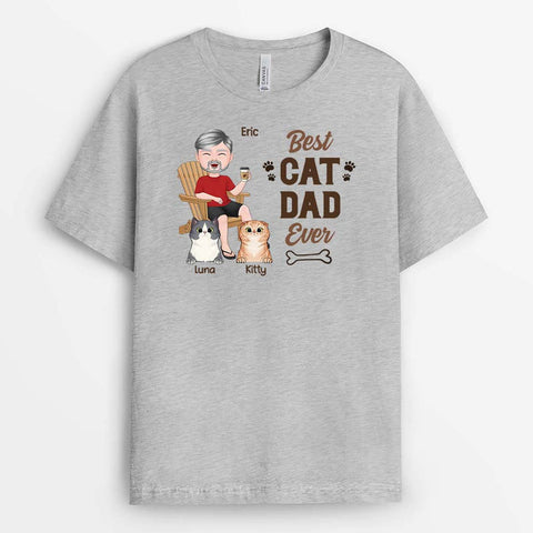 Best Cat Dad Ever T-shirt As Dog Dad Presents[product]