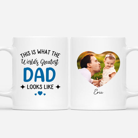 Personalized Best Dad Looks Like Mug-1st Fathers Day Quotes