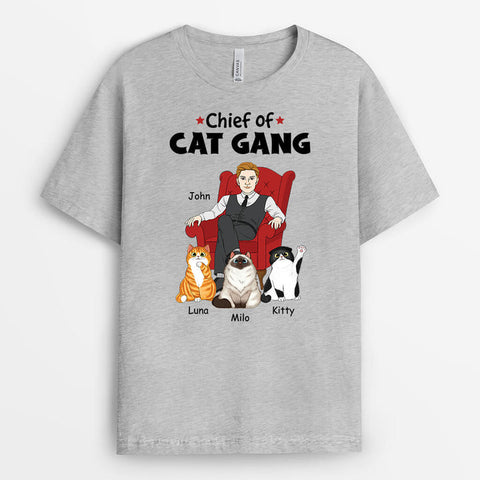 Chief of Cat Gang T-shirt As 21st Birthday T Shirt[product]