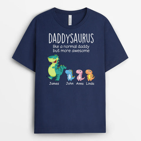 Personalized Grandpasaurus Like Normal But More Awesome T-Shirt[product]