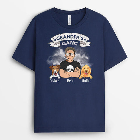 Daddy's Gang Dogs Version T-shirt As Dog Dad Gift[product]